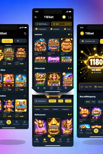 Giao diện ứng dụng di động 118bet thân thiện và dễ sử dụng